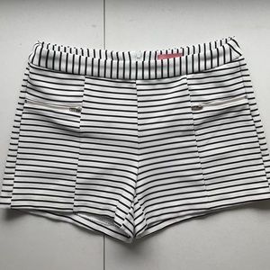 Ci Sono striped dress shorts.